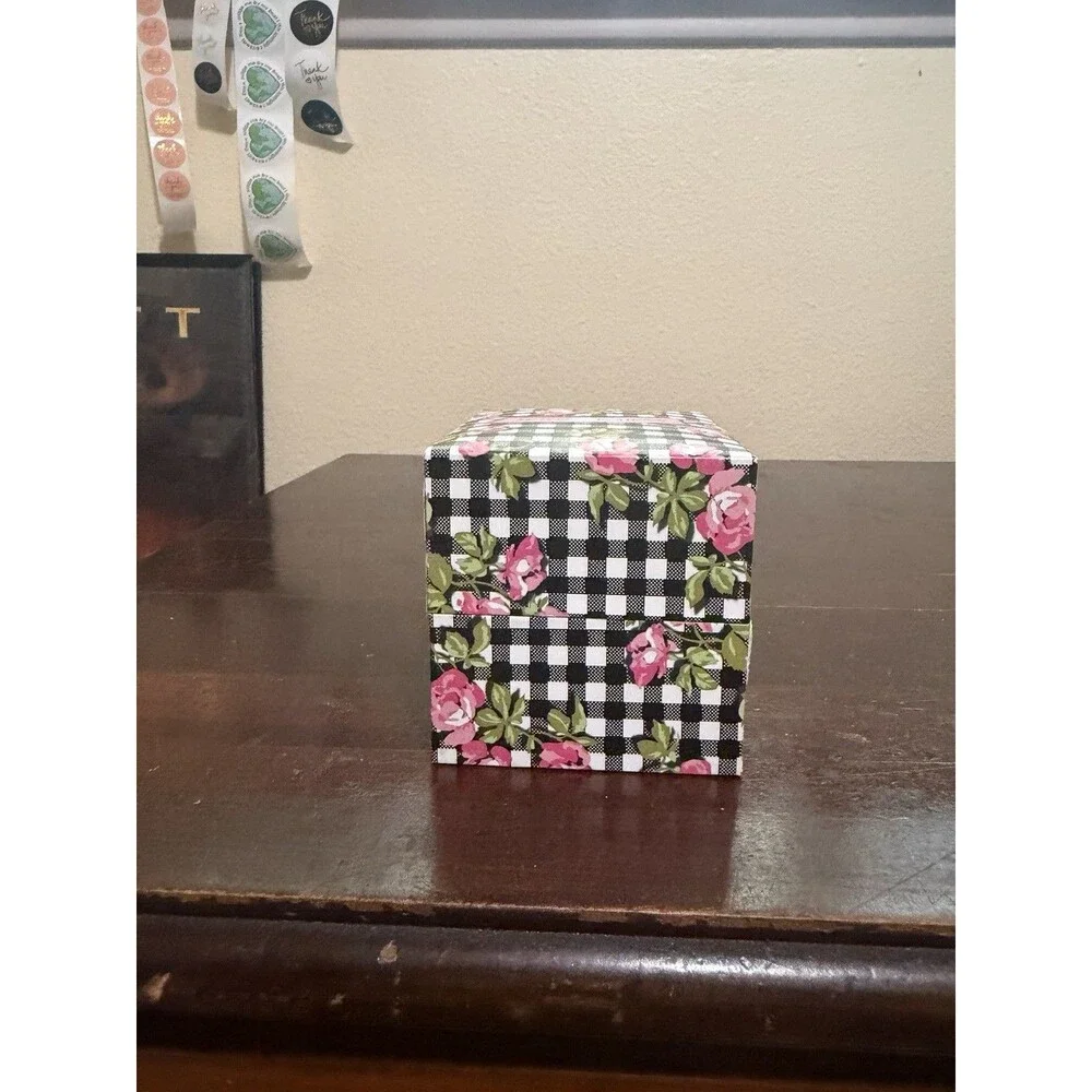 Empty Betsey Johnson Ring Watch Jewelry Box Floral & Pink